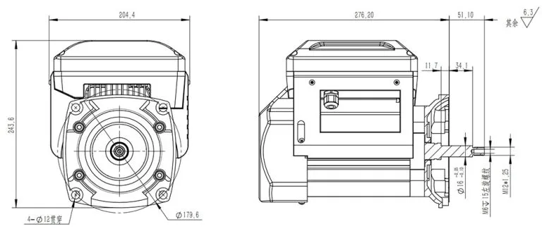 Pump motor Configuration